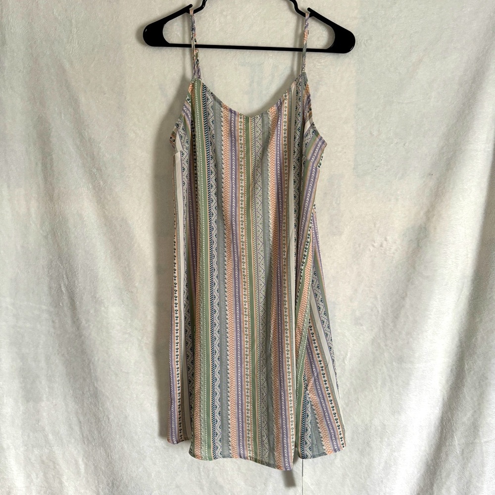NWT Cupshe Size Small Tropical Flowy Mini Dress